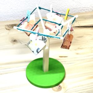 3D-Wäschespinne für Geldgeschenke