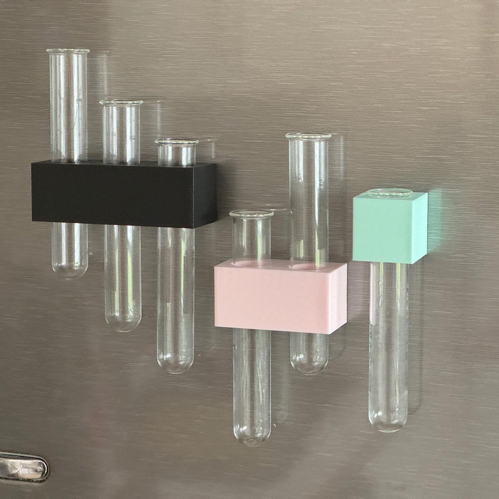 Kühlschrank Magnet “Reagenzglas Blumenvase”