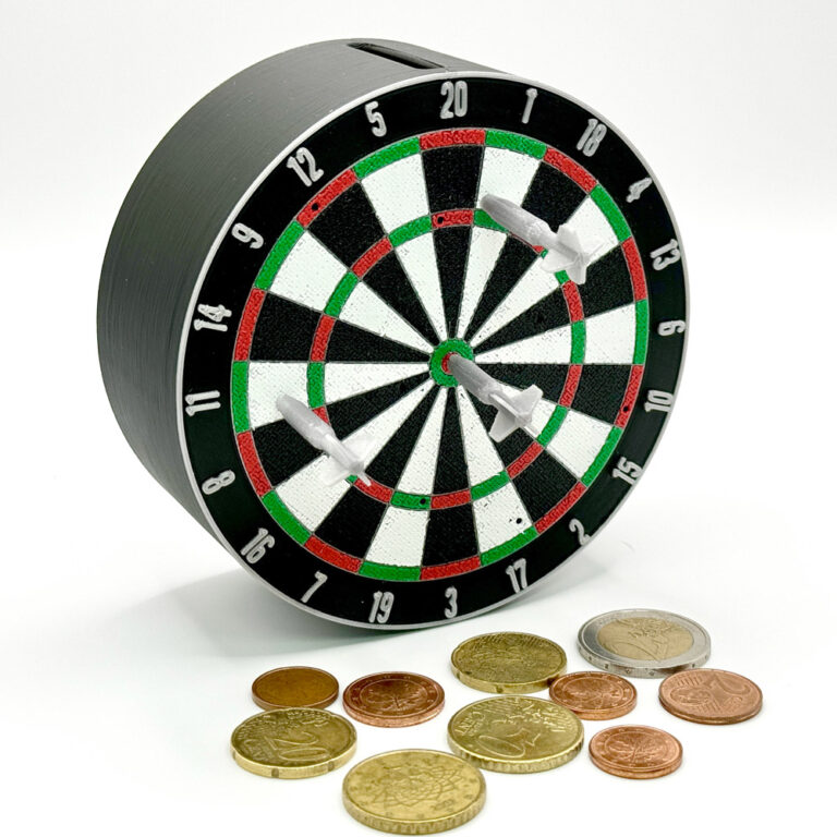 Dartscheibe Spardose - zum Hinstellen & Aufhängen